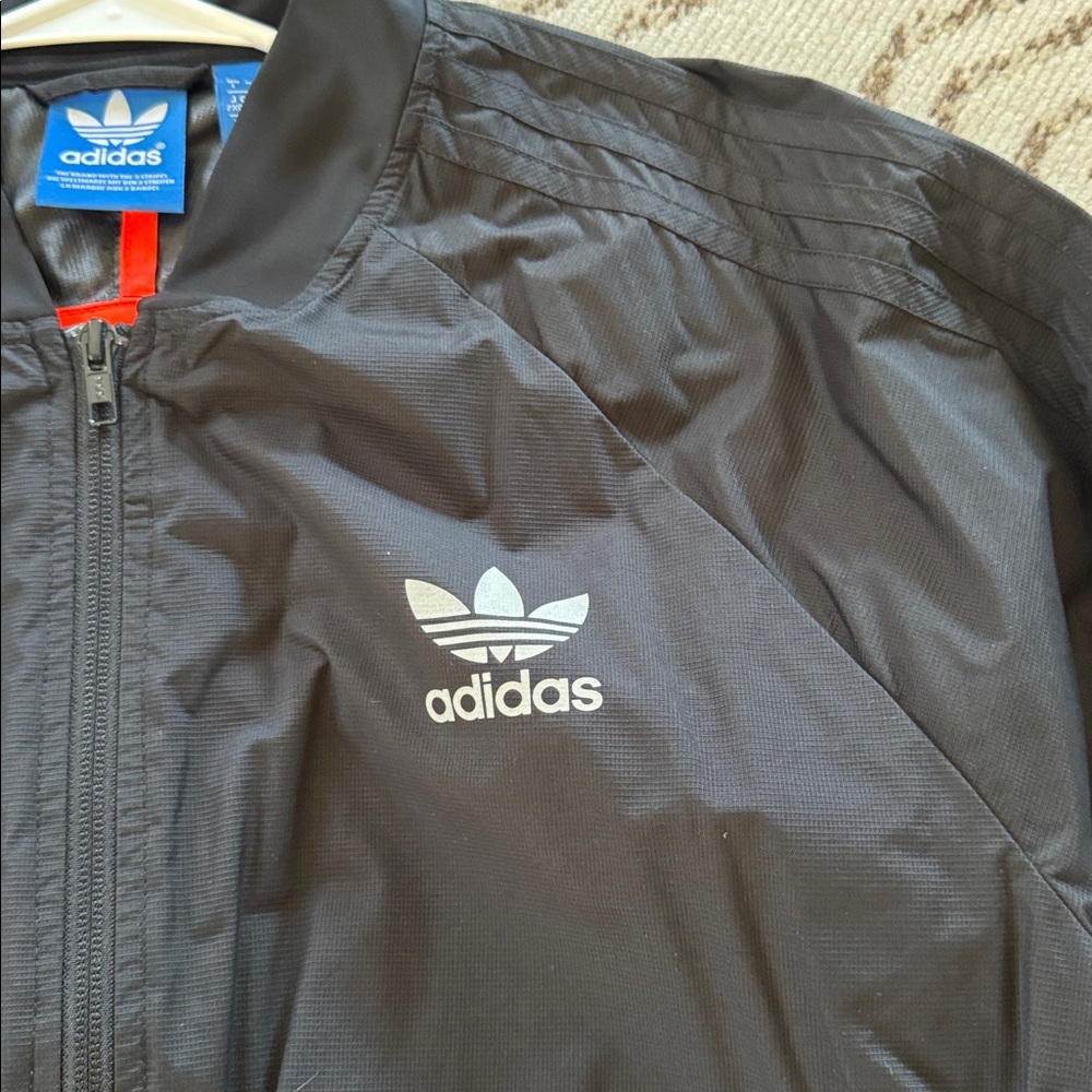 Adidas Originals Men's Superstar bomber Runner Jacket black, Rare - Picture 6 of 8